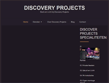 Tablet Screenshot of discovery-projects.be